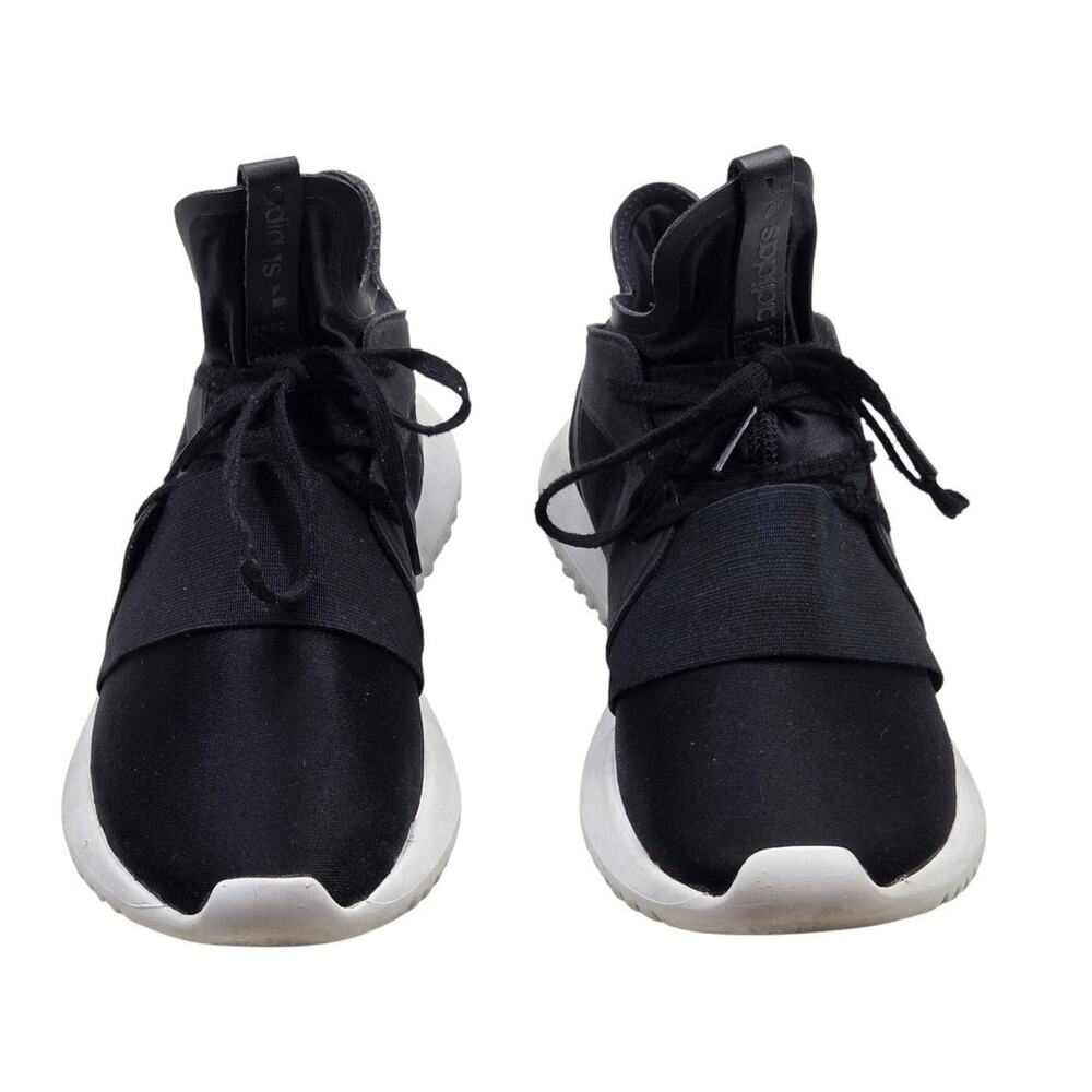Adidas Womens Size 6 Tubular Defiant Black Running Shoes Sneakers S75249 - Picture 5 of 15